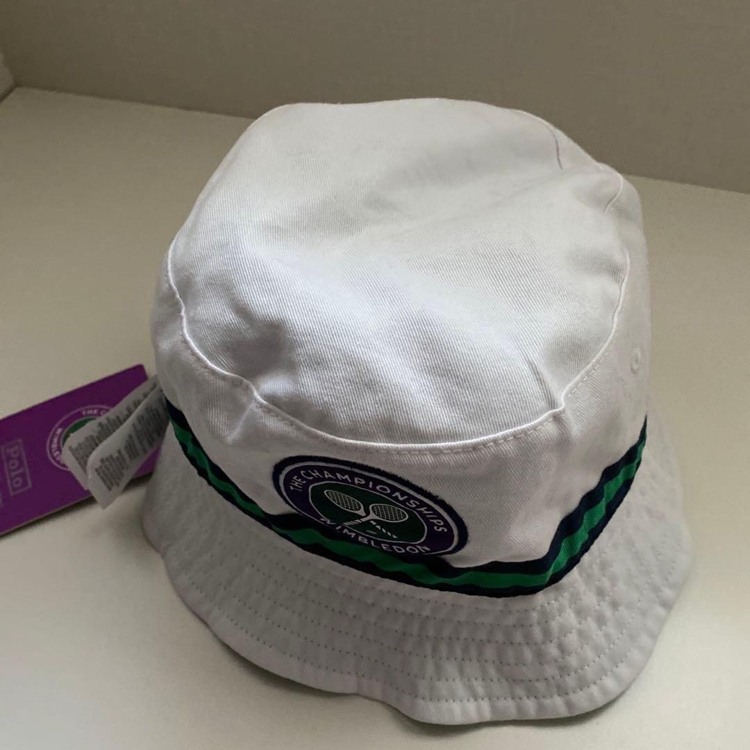 ポロラルフローレン テニス バケットハット リバーシブル 58cm - メルカリ