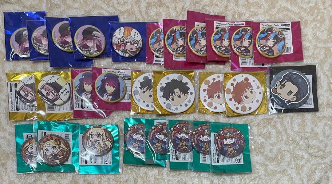 バラ売り100円〜】 Fate FGO fes 霊基召喚缶バッジ など - メルカリ