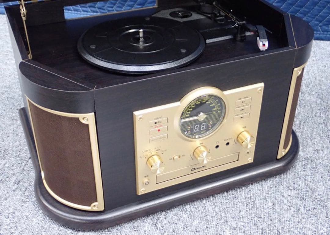 超美品 山善 キュリオム マルチレコードプレーヤー MRP-M100CR_73