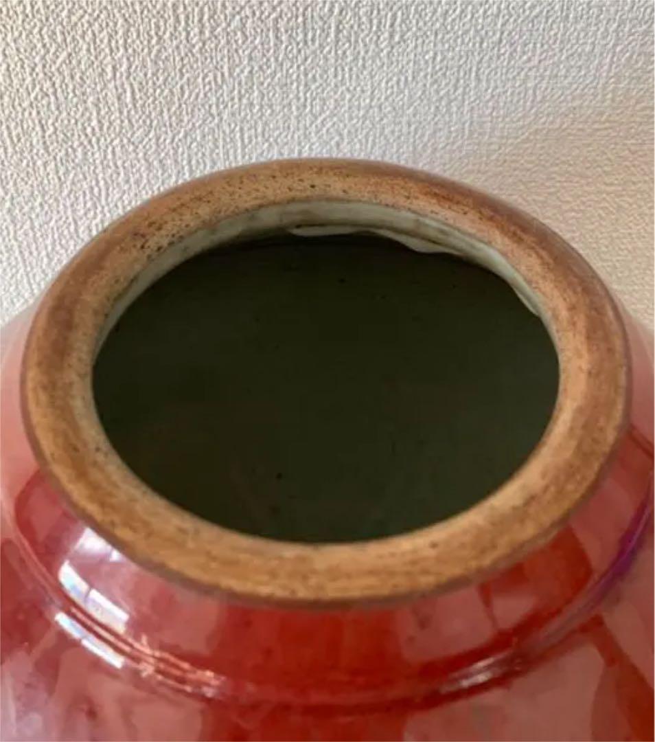 希少品】古美術 辰砂釉壺 清時代 共箱/西—1 - メルカリ