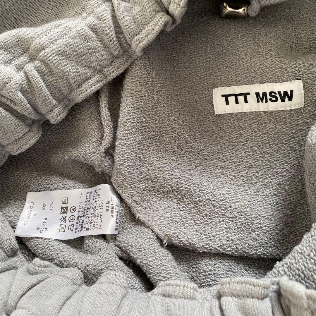 TTT MSW セットアップ トレーナー スウェット オーバーサイズ ロゴ