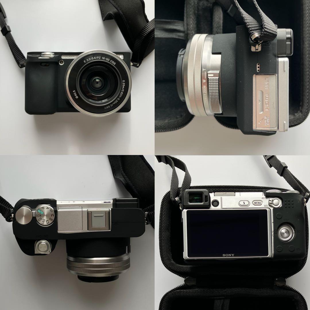 SONY a6400レンズキット シャッター回数54回【アクセサリー類装備済み