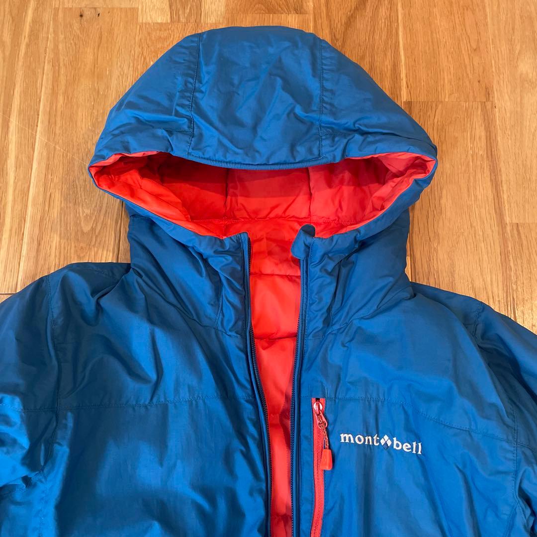 montbell ダウンジャケット コロラドパーカー オレンジ/ブルー - メルカリ