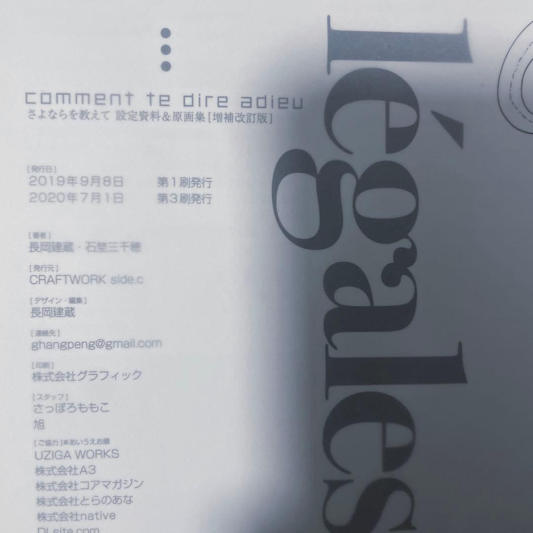 さよならを教えて　設定資料集