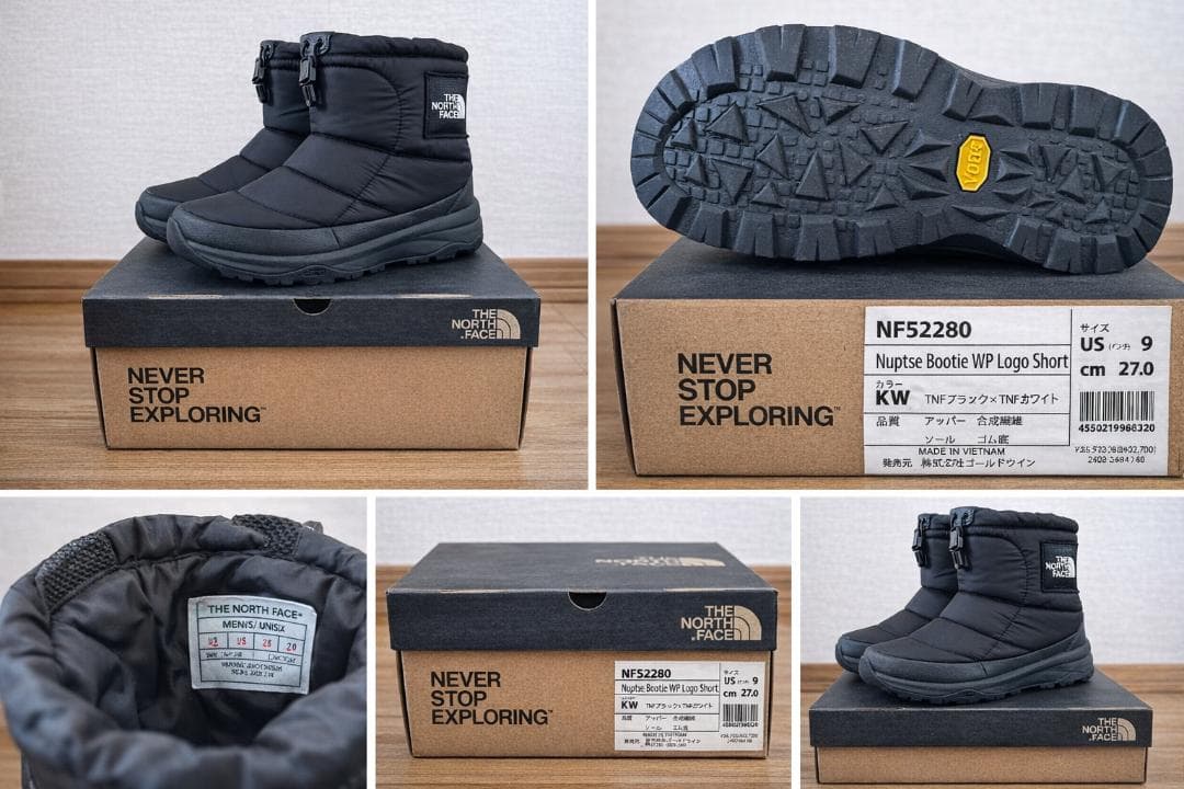 The North Face ノースフェイス スノーブーツ ヌプシ 27.0cm