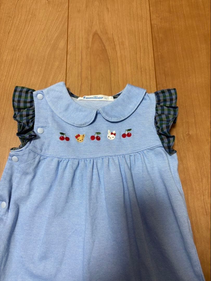 ファミリア ロンパース 70cm - メルカリ