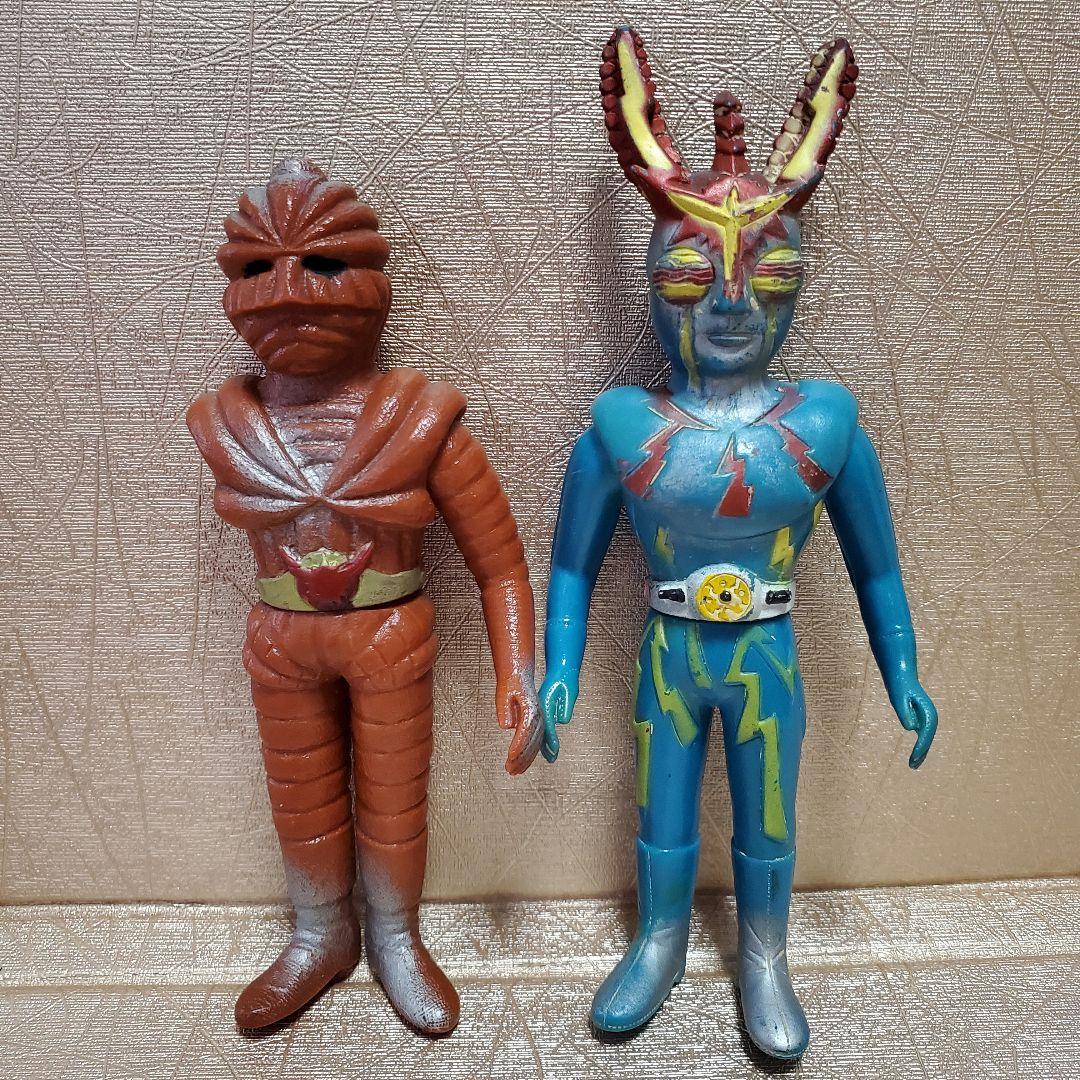 イナズマン サナギマン ソフビ 当時モノ 東映 ポピー - メルカリ