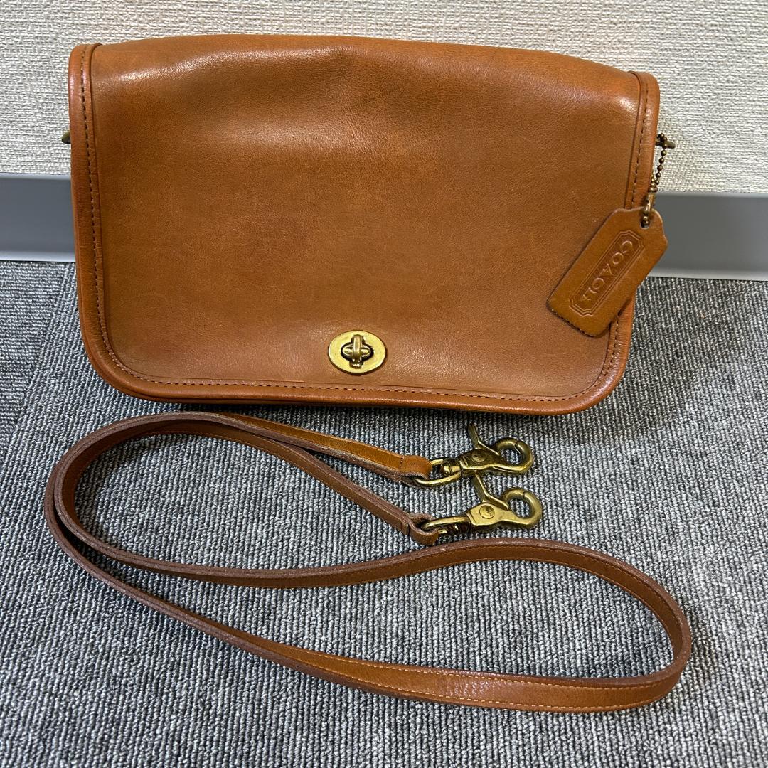 COACH オールドコーチブラウンショルダーバッグ 0586-312 中古・古着通販】COACH (オールドコーチ) ショルダーバッグ ブラウン