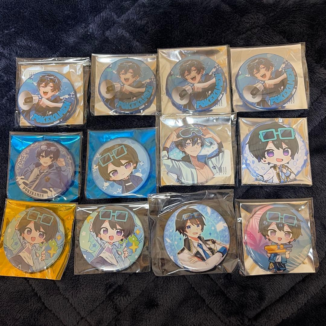 ポケカメン ちょこらび 缶バッジ セット - メルカリ