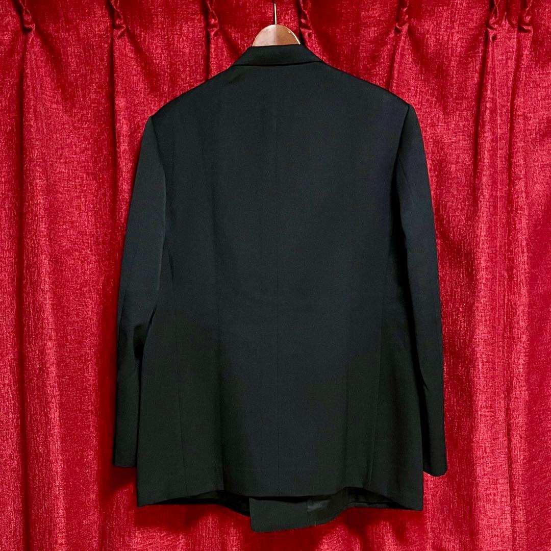 美品 80S ヴィンテージ セットアップ ダブル スーツ 黒 成人式 菅田将
