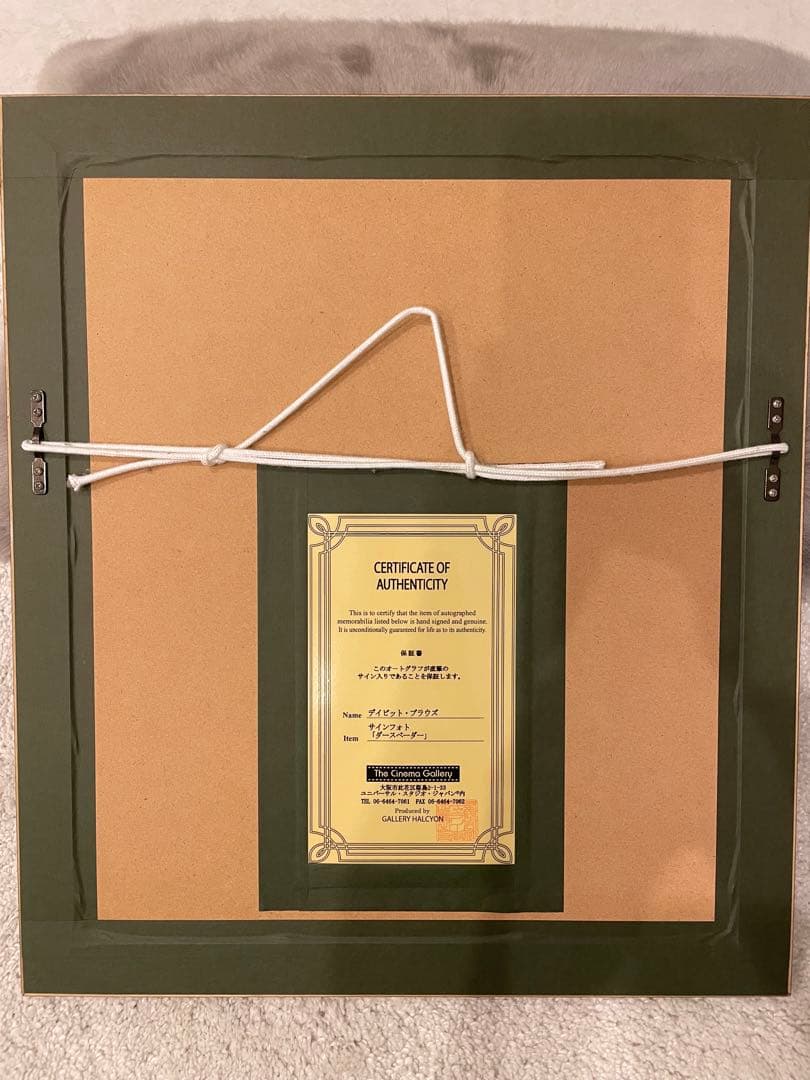 メル19757様専用 スターウォーズ 直筆サイン入フォトフレーム ダース