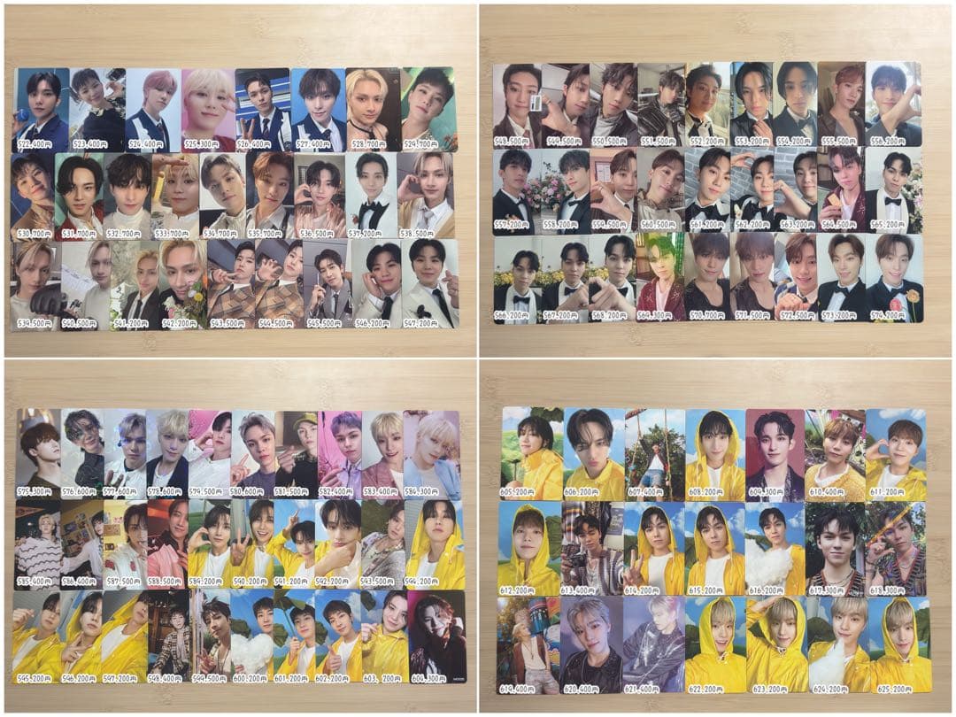seventeen セブチ トレカ 522-625 2022 SEVENTEEN WORLD TOUR BE THE SUN OFFICIAL MERCH TRADING CARD