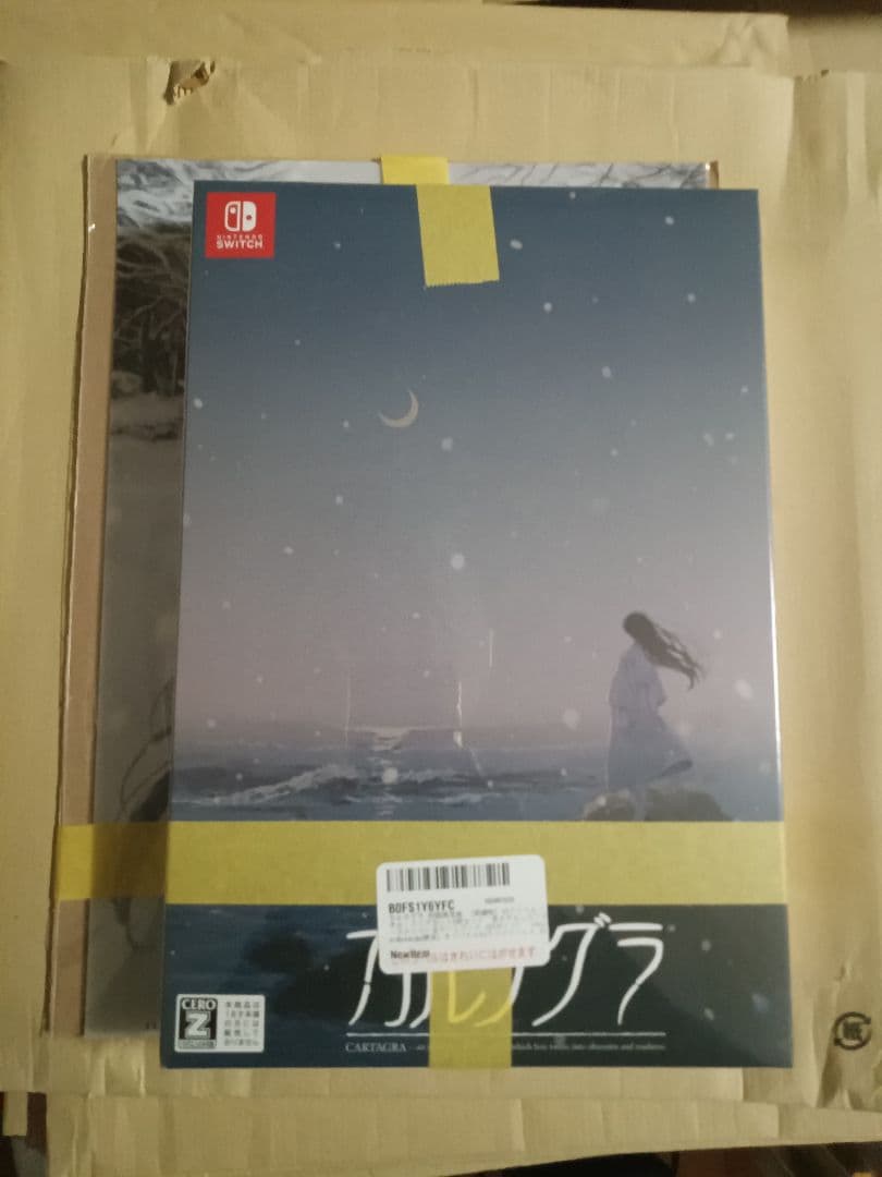 Switch カルタグラ 初回限定版アマゾン限定A4クリアファイル付 新品未