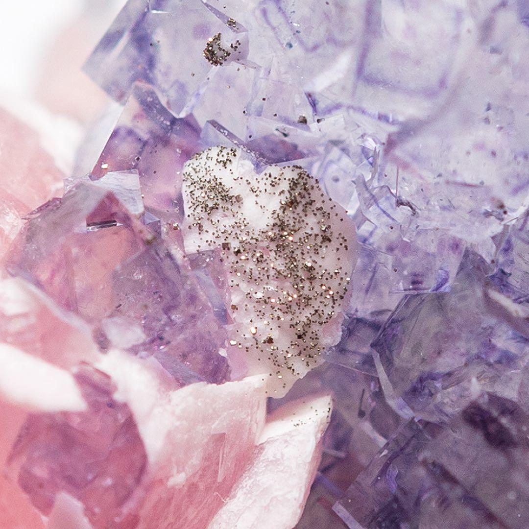 中国 ロードクロサイト フローライト 天然石 原石 鉱物標本 鉱石 蛍石