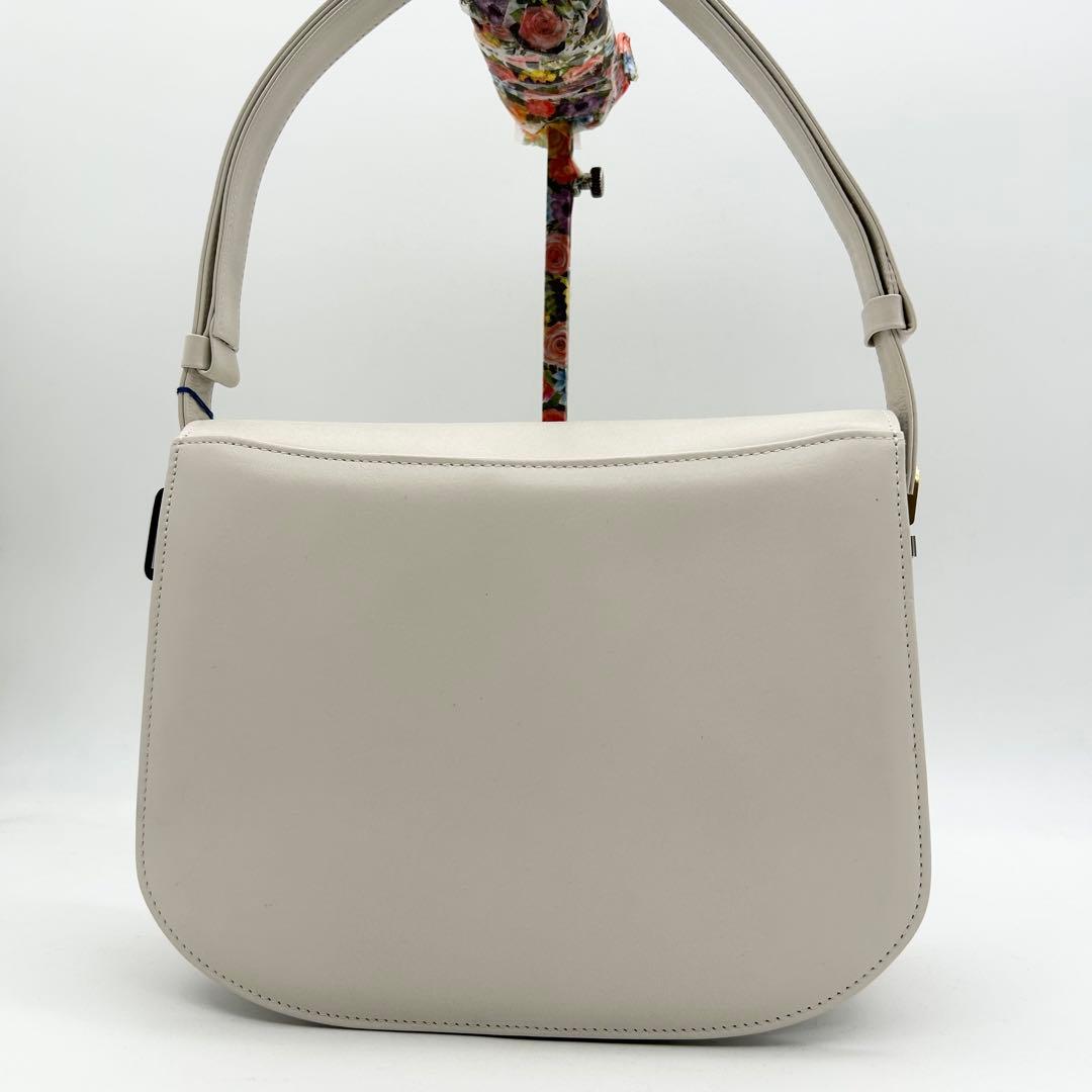 激レア品】 ロジェヴィヴィエ ワンショルダーバッグ レザー 白 ロゴ