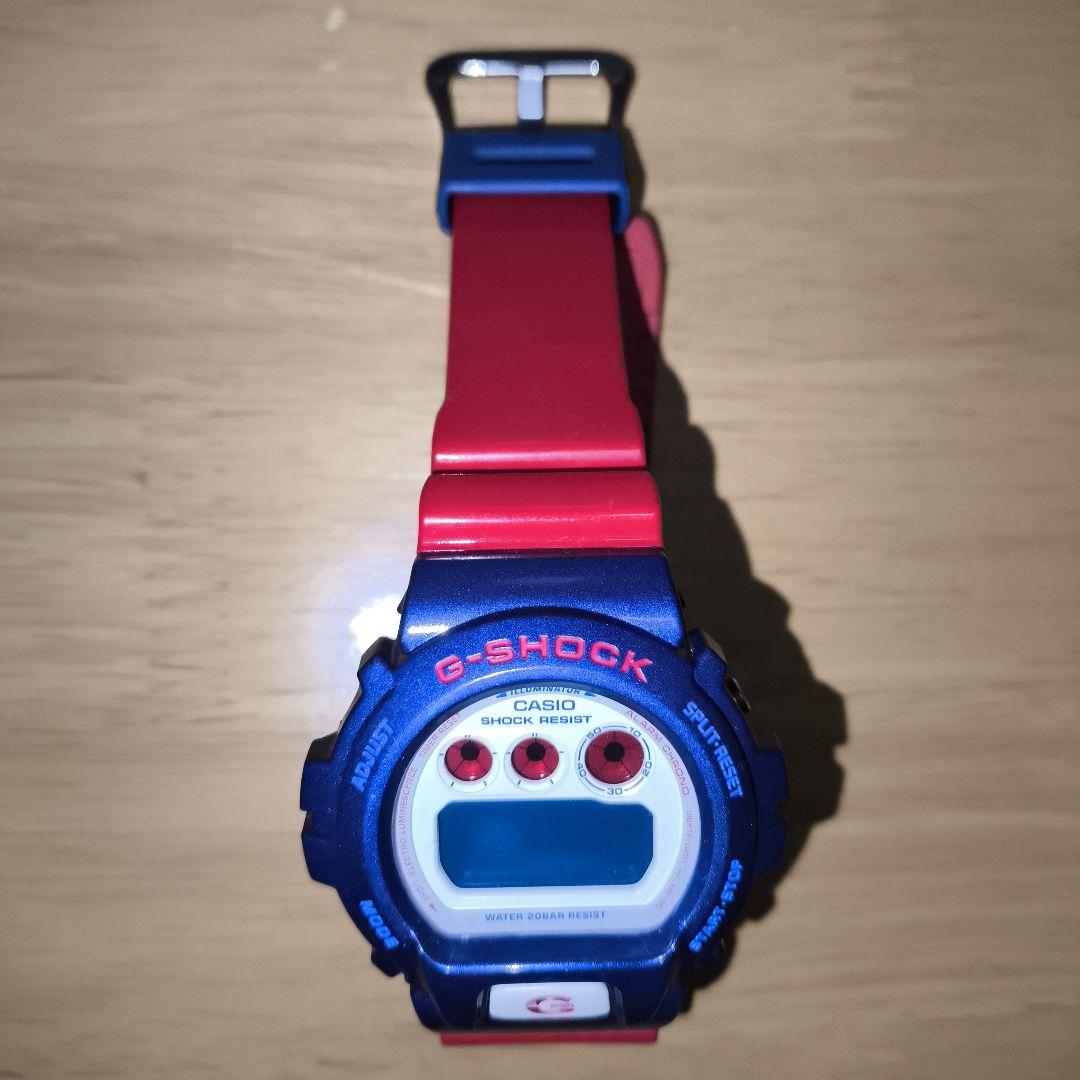 G-SHOCK　DW-6900AC-2　赤青　美品　レッド　ブルー G-SHOCK BASIC Gショック CASIO カシオ Blue and Red Series ブルー