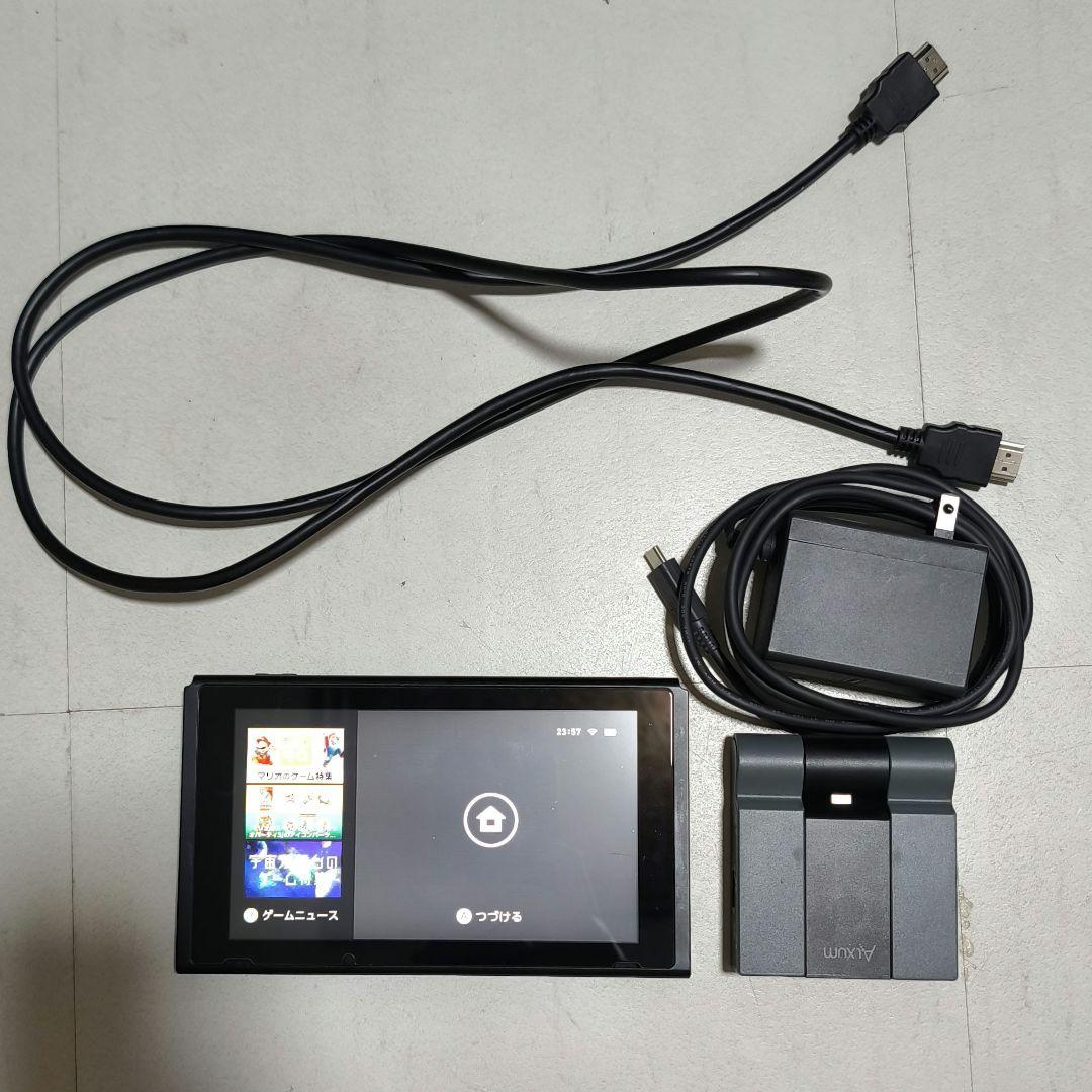 初期型 Nintendo Switch 互換品ドック 電源ケーブル　HDMI 楽天市場】【中古】【任天堂純正品】NintendoSwitch用ドック 純正AC