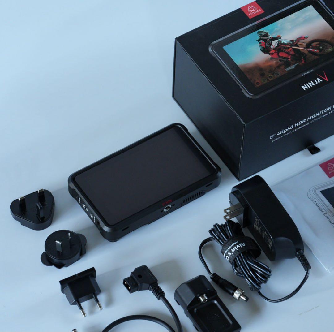 【完動品・美品】Ninja V 4K60P HDR Monitor ATOMOS 【生産完了品】NINJA V（ニンジャ ファイブ） [後継モデルは