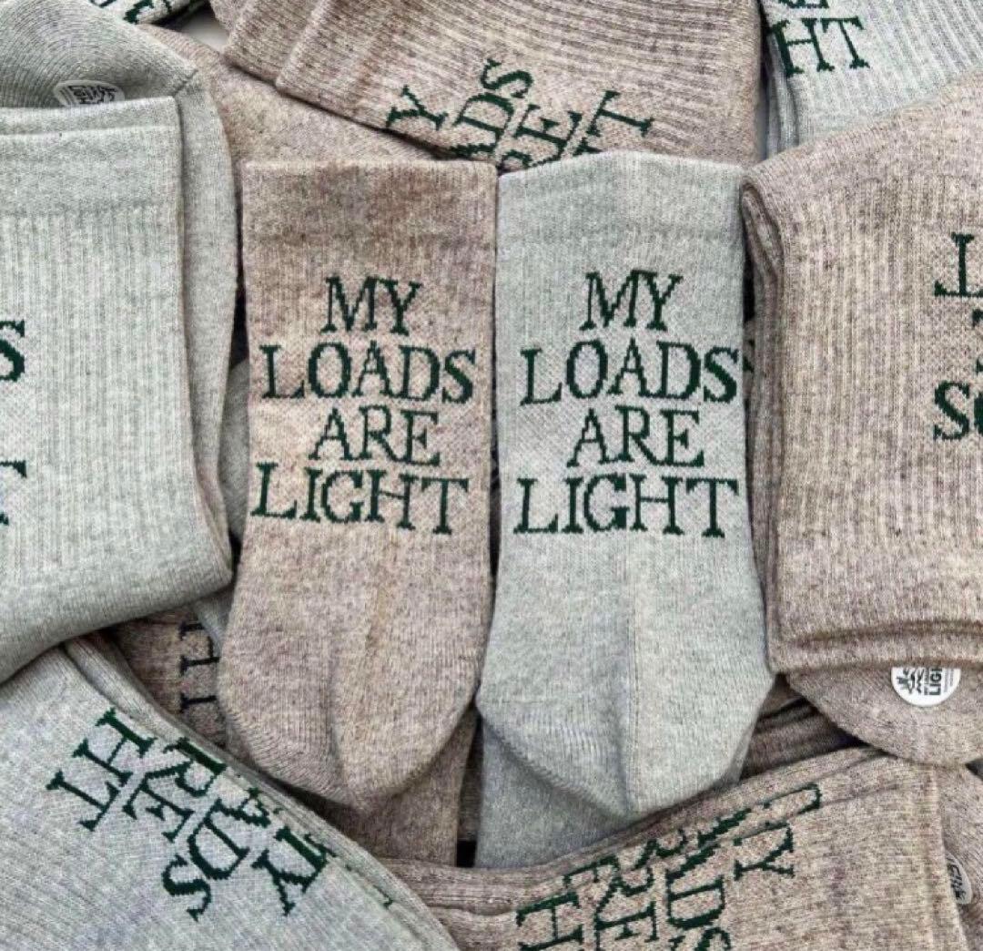 my loads are light ソックス alwayth M.L.A.L - メルカリ