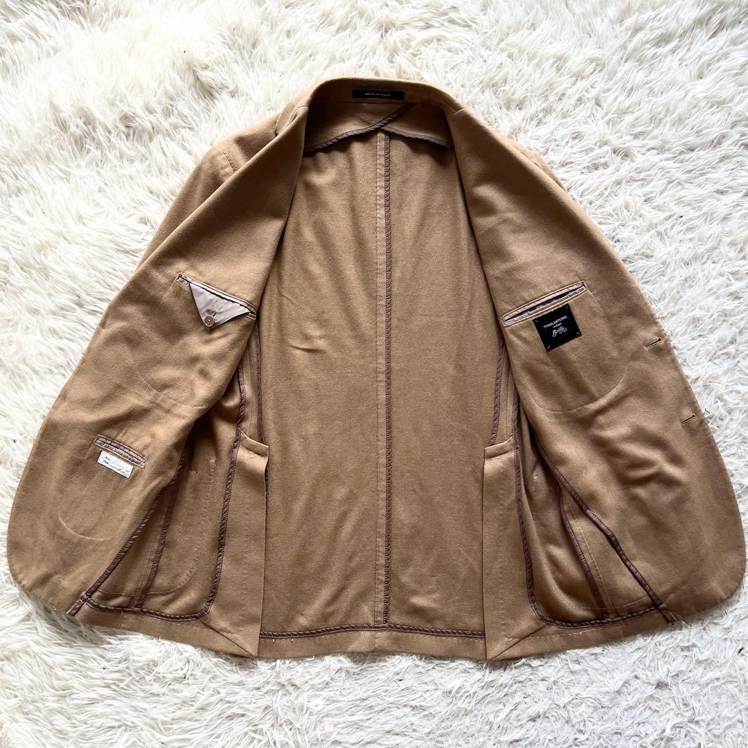 <美品>TAGLIATORE×ブリッラ カシミヤ100% キャメルジャケット48 美品>TAGLIATORE×ブリッラ カシミヤ100% キャメルジャケット48 - メルカリ