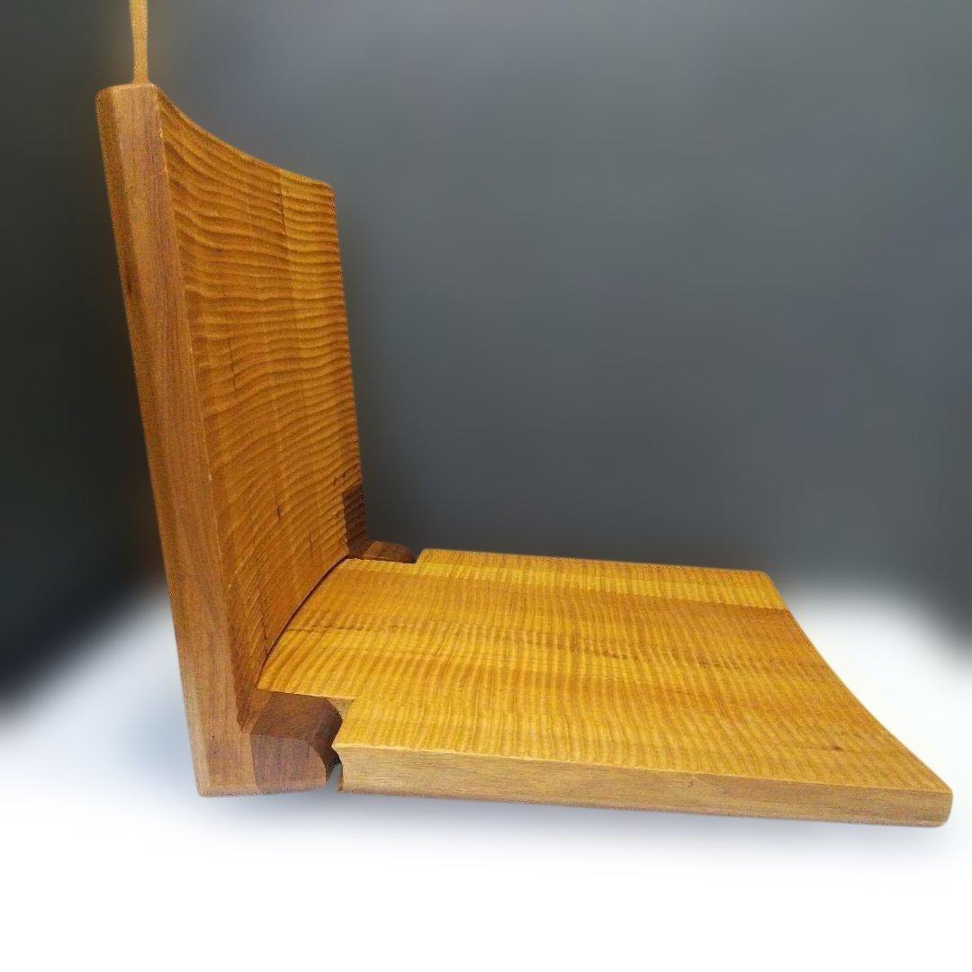 木製 折り畳み座椅子 民芸 家具 和モダン スタイリッシュ モダン