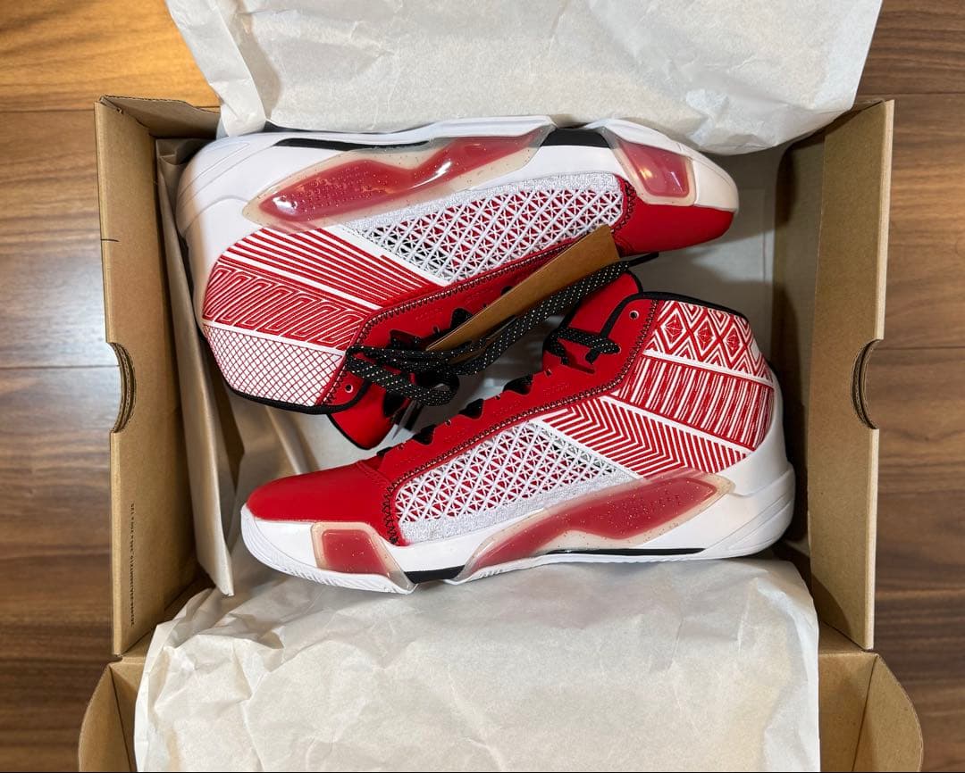 ナイキ エア ジョーダン 38 PF 新品 タグ付き　レッド　27.5cm