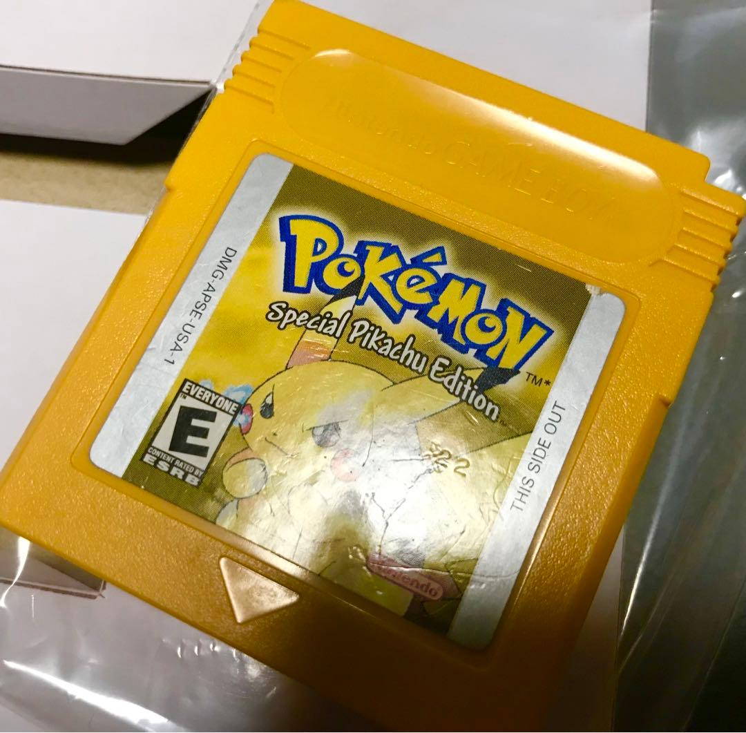 □正規品□GB『北米版 ポケットモンスター 黄』ゲームボーイ 英語版