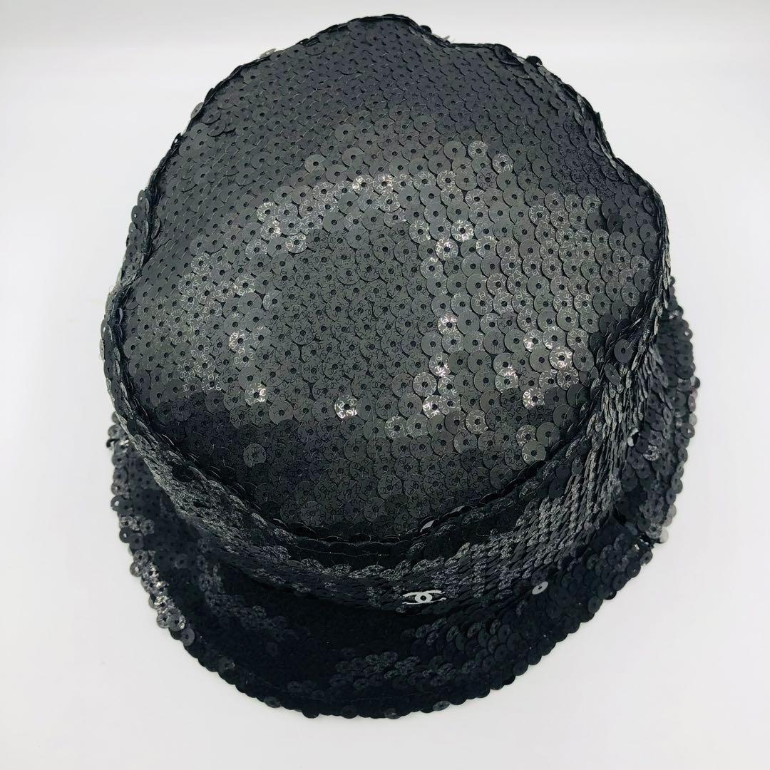 専用取り置き✨20万 未使用 シャネル スパンコールハット 23クルーズ