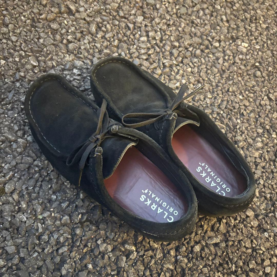 クラークス Wallabee GTX ワラビー ゴアテックス ブラックスエード WallabeeGTX / メンズ ワラビーゴアテックス （ブラックスエード