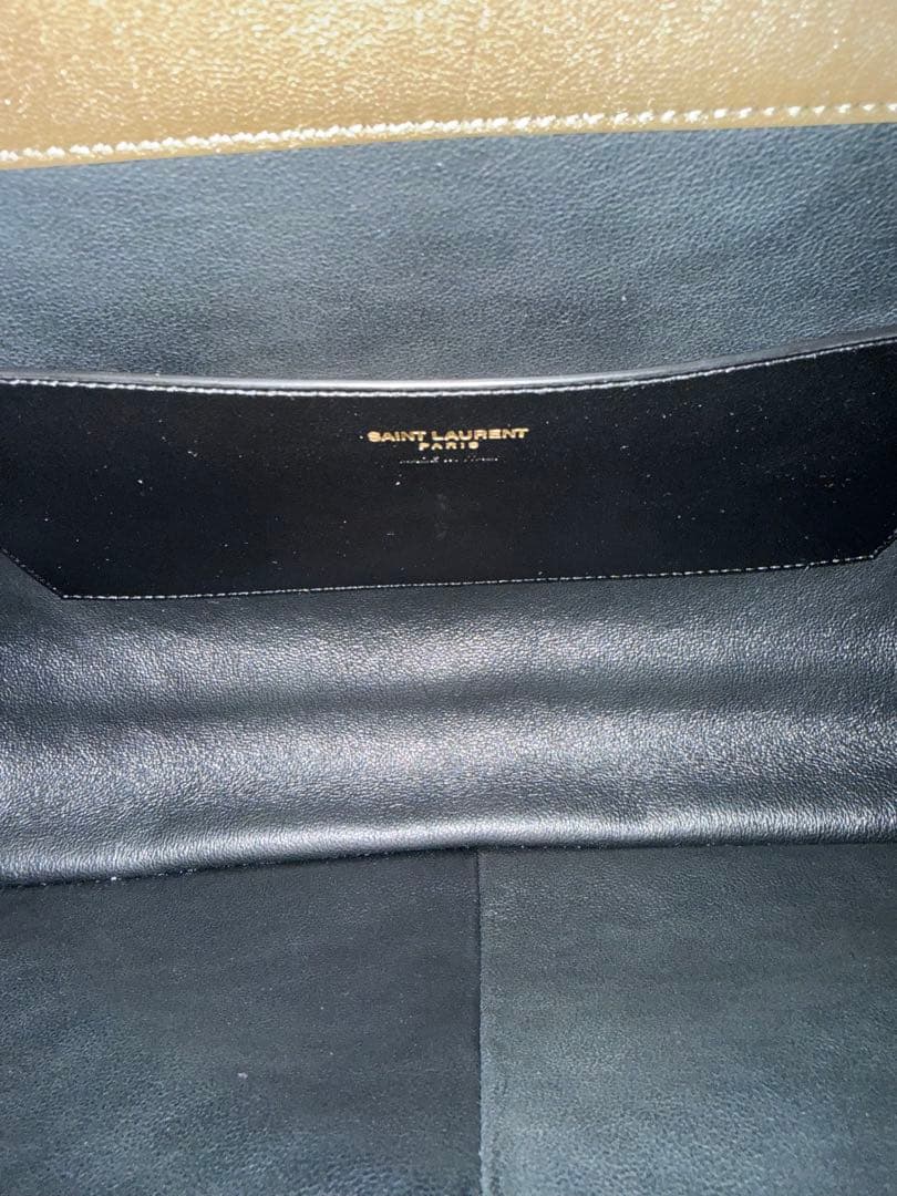 SAINT LAURENTカサンドラ チェーンポーチ ライトムスク - メルカリ