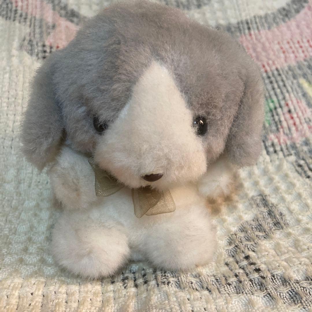 レトロ サンアロー ちいさな犬＆熊 ぬいぐるみ 中古品 日本製 - メルカリ