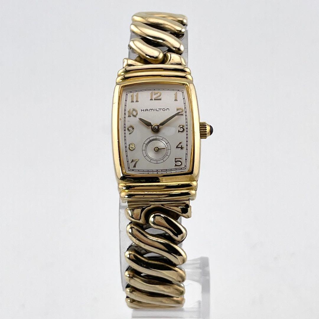 稼働/新品電池】ハミルトン ベントン スモセコ 腕時計 ゴールド