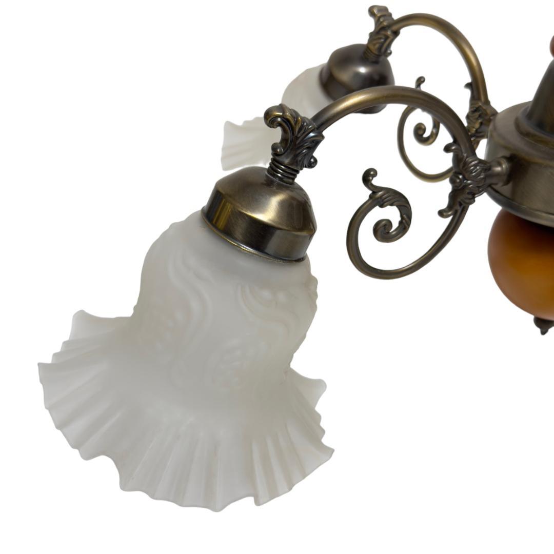 KISHIMA フリルランプ 5灯 シャンデリア GEM-860C - メルカリ