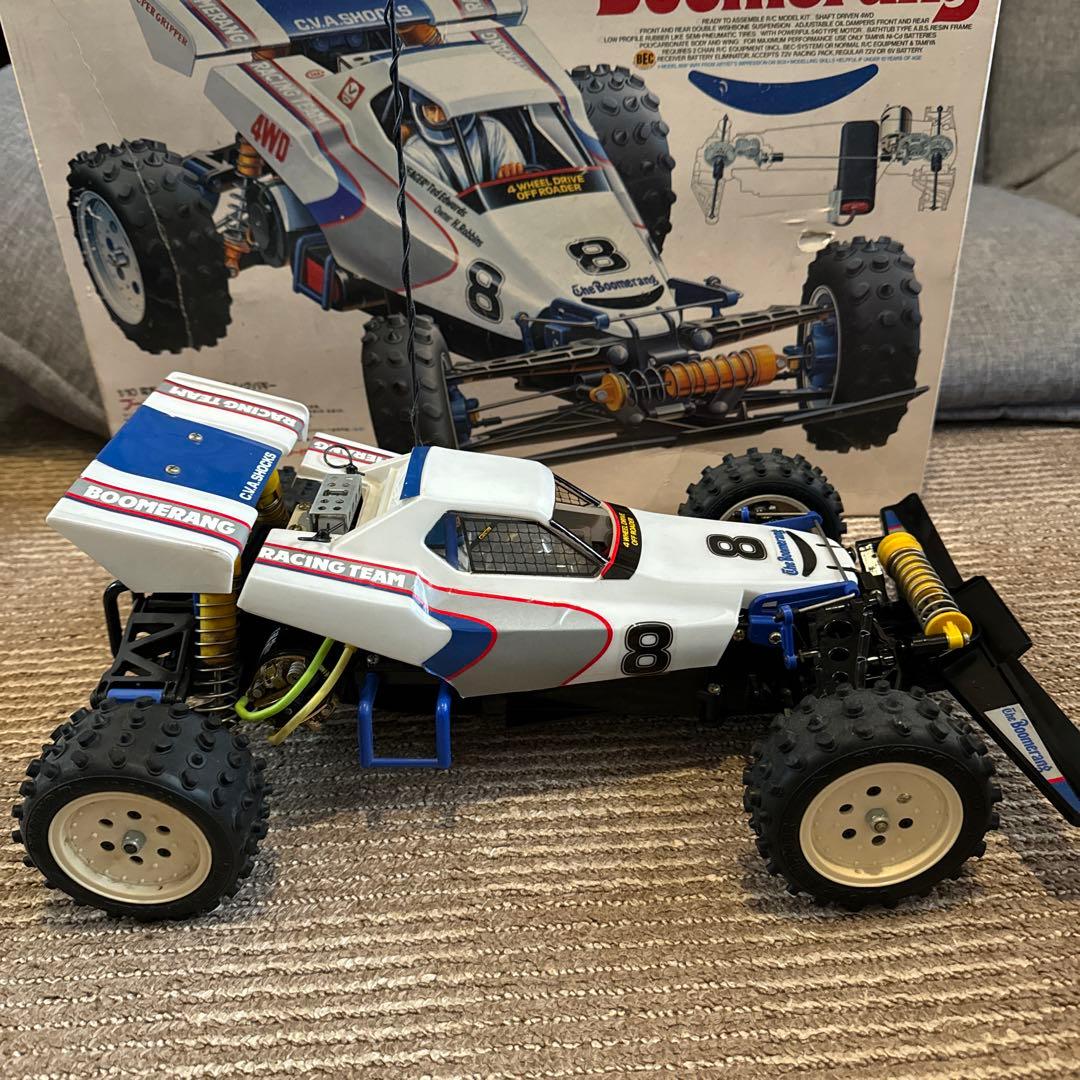 ひ*う様 【当時物1986年】タミヤ☆ブーメラン☆プロポセット箱付！昭和