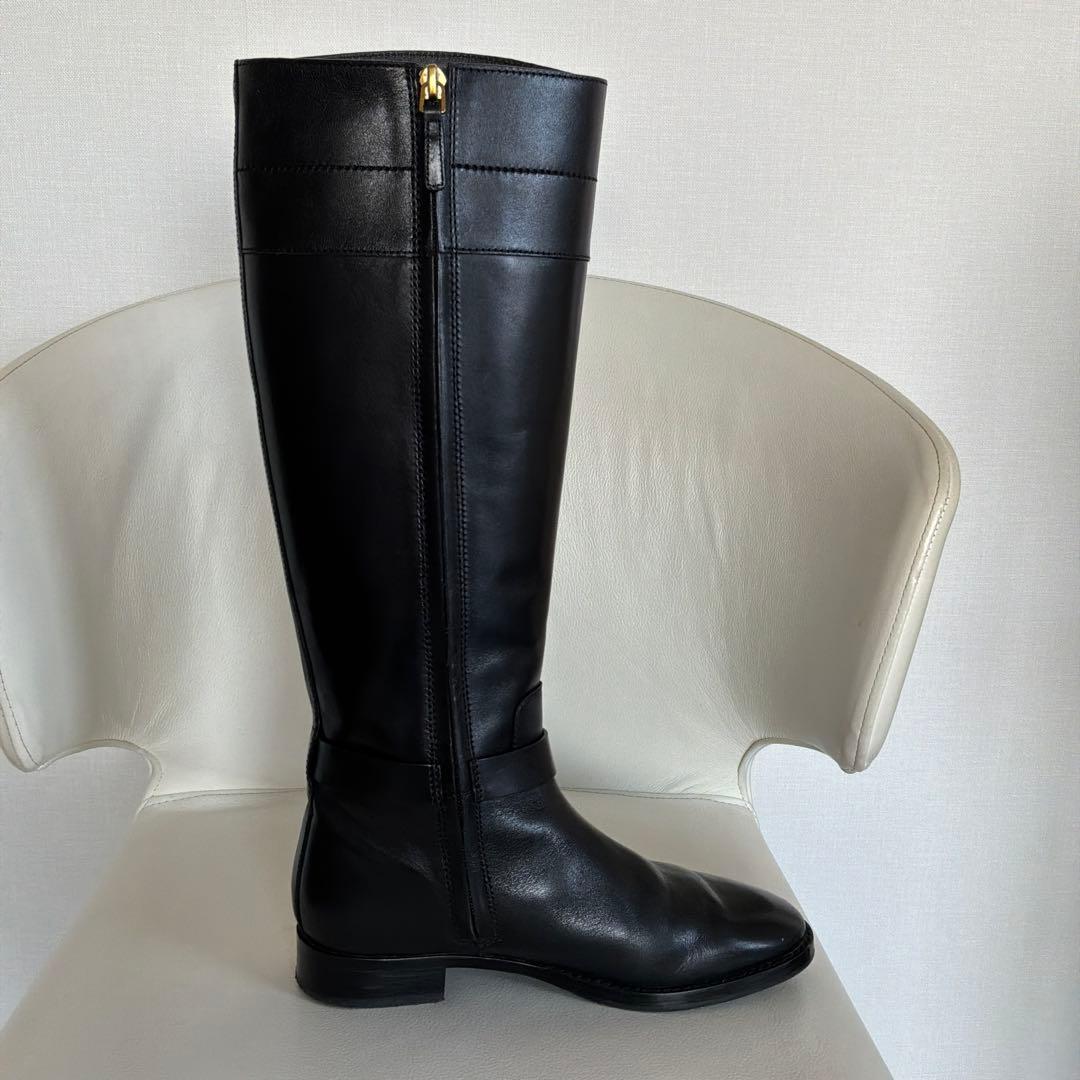 トリーバーチ　ロングブーツ　ブラック　US7.5 24.5cm