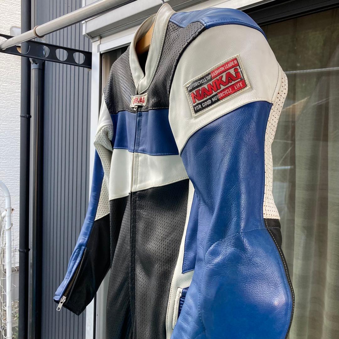 南海部品 NANKAI ナンカイ ツナギ 革ツナギ レーシングスーツMBBサイズ
