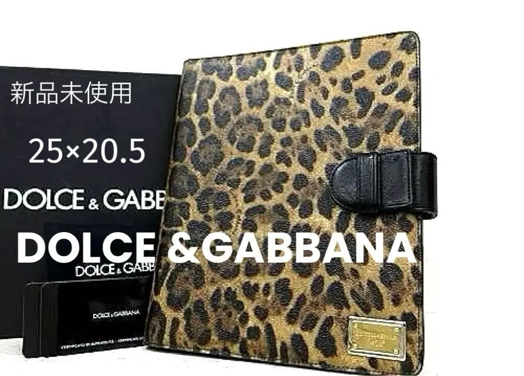 新品未使用保管品Dolce&GabbanaレオパードPVC✖️本革タブレットケース 新品未使用保管品Dolce&GabbanaレオパードPVC✖️本革タブレットケース