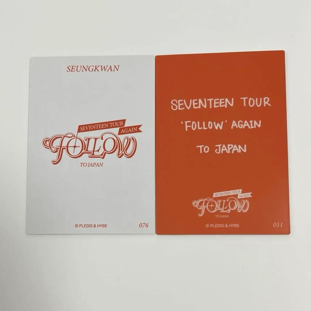 SEVENTEEN セブチ スングァン FOLLOW AGAINトレカセット - メルカリ