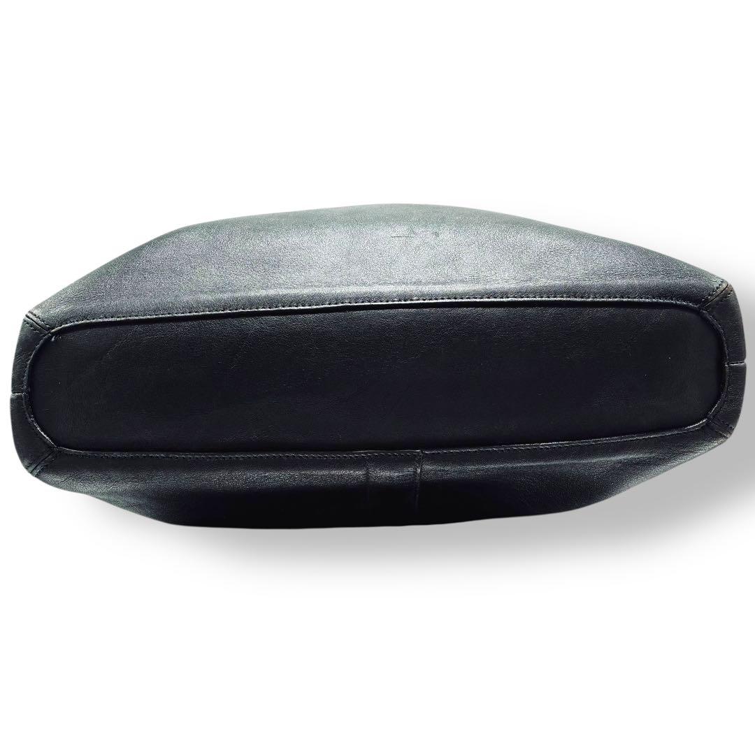 オールドコーチ 9177 黒 ショルダーバッグ A4可 ブラック - メルカリ