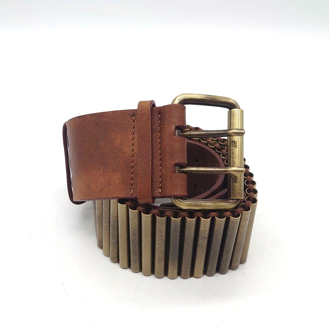 CELINE レディース バレットチェーン レザー ベルト LEFIJE（レフィエ） ベルト 「LEFIJE/レフィエ」別注2wayチェーン