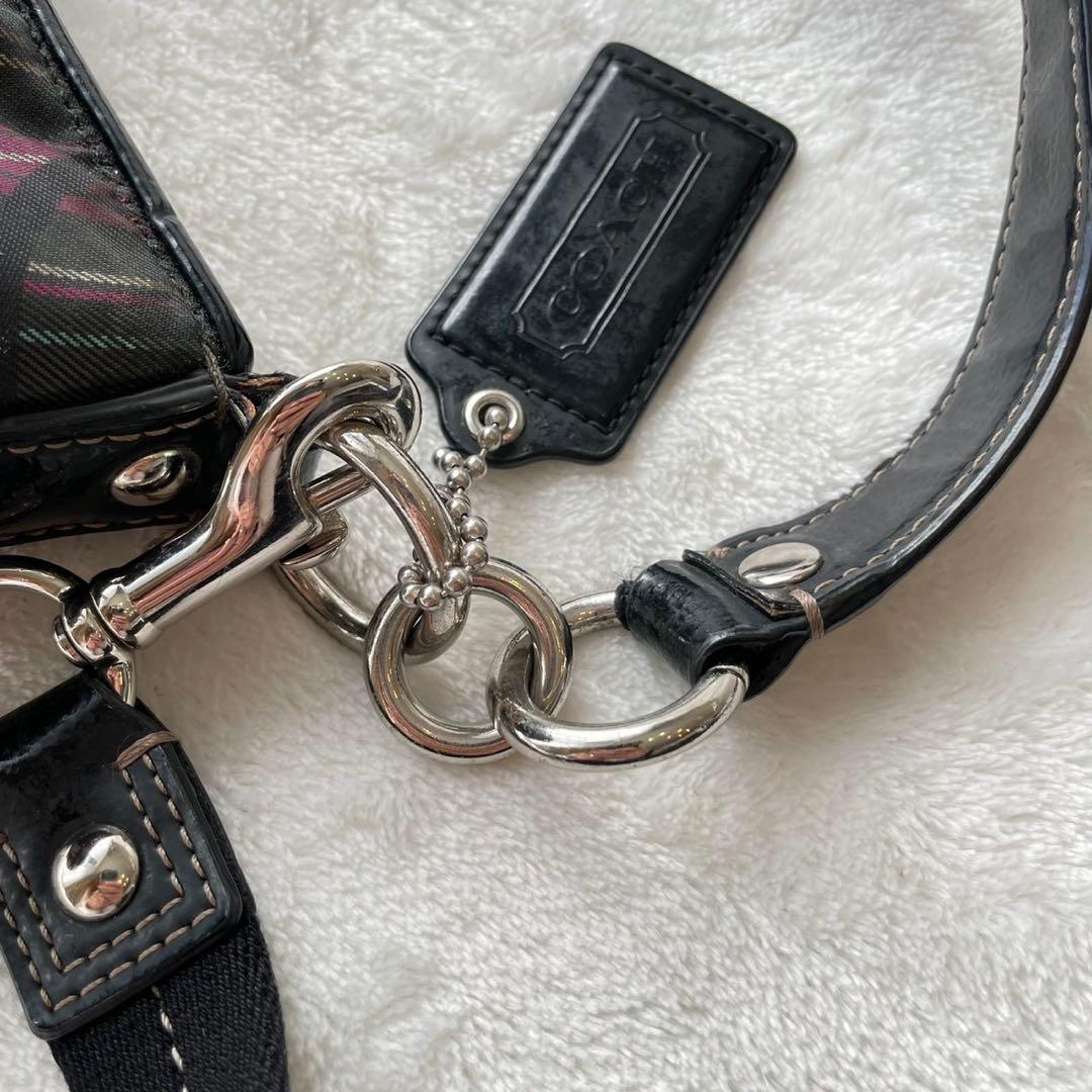 美品✨COACH コーチ ワンショルダーバッグ チェック柄 2way y2k - メルカリ