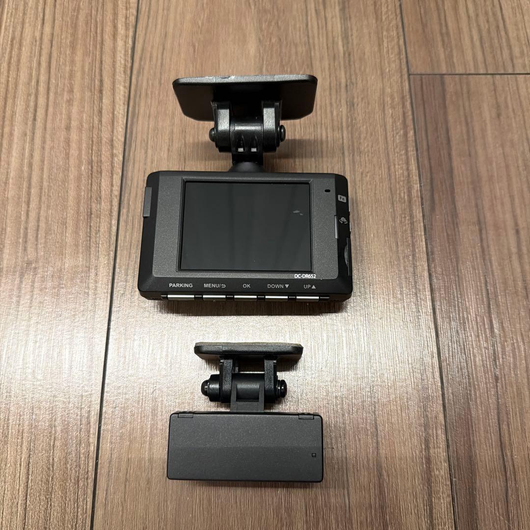 ドライブレコーダー DC-DR652 前後カメラ ジャンク - メルカリ