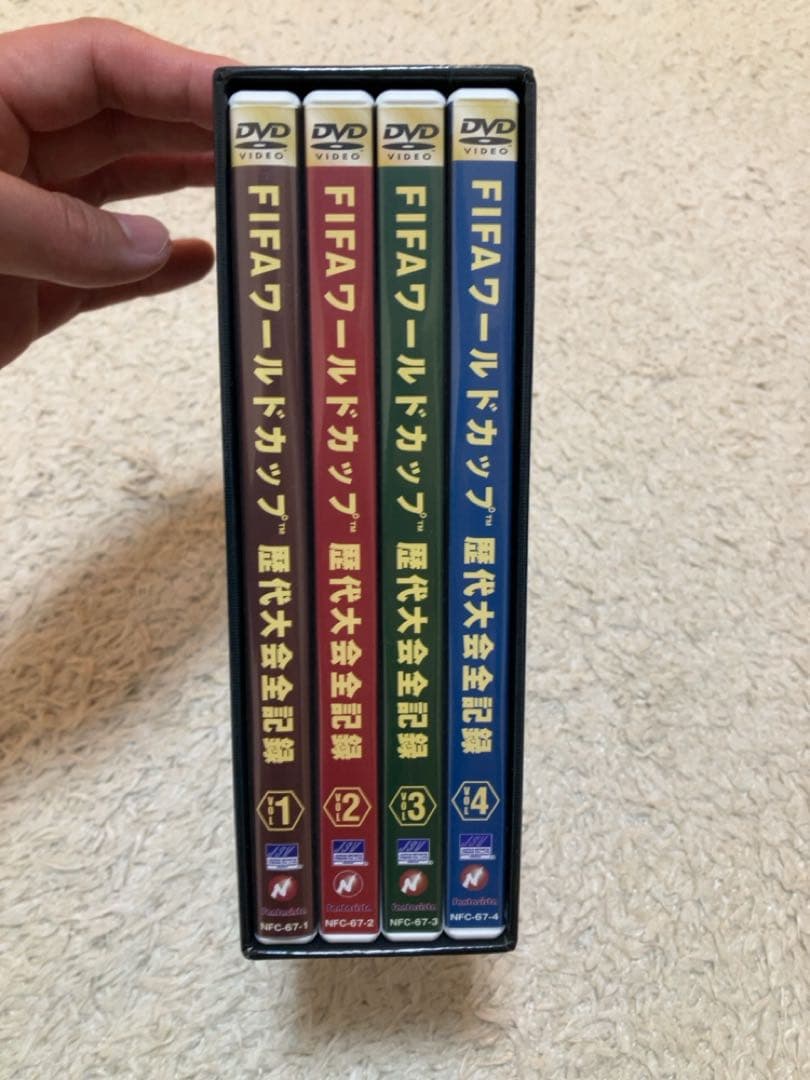 【希少品】FIFAワールドカップ歴代大会全記録集 スペシャルBOX〈4枚組〉