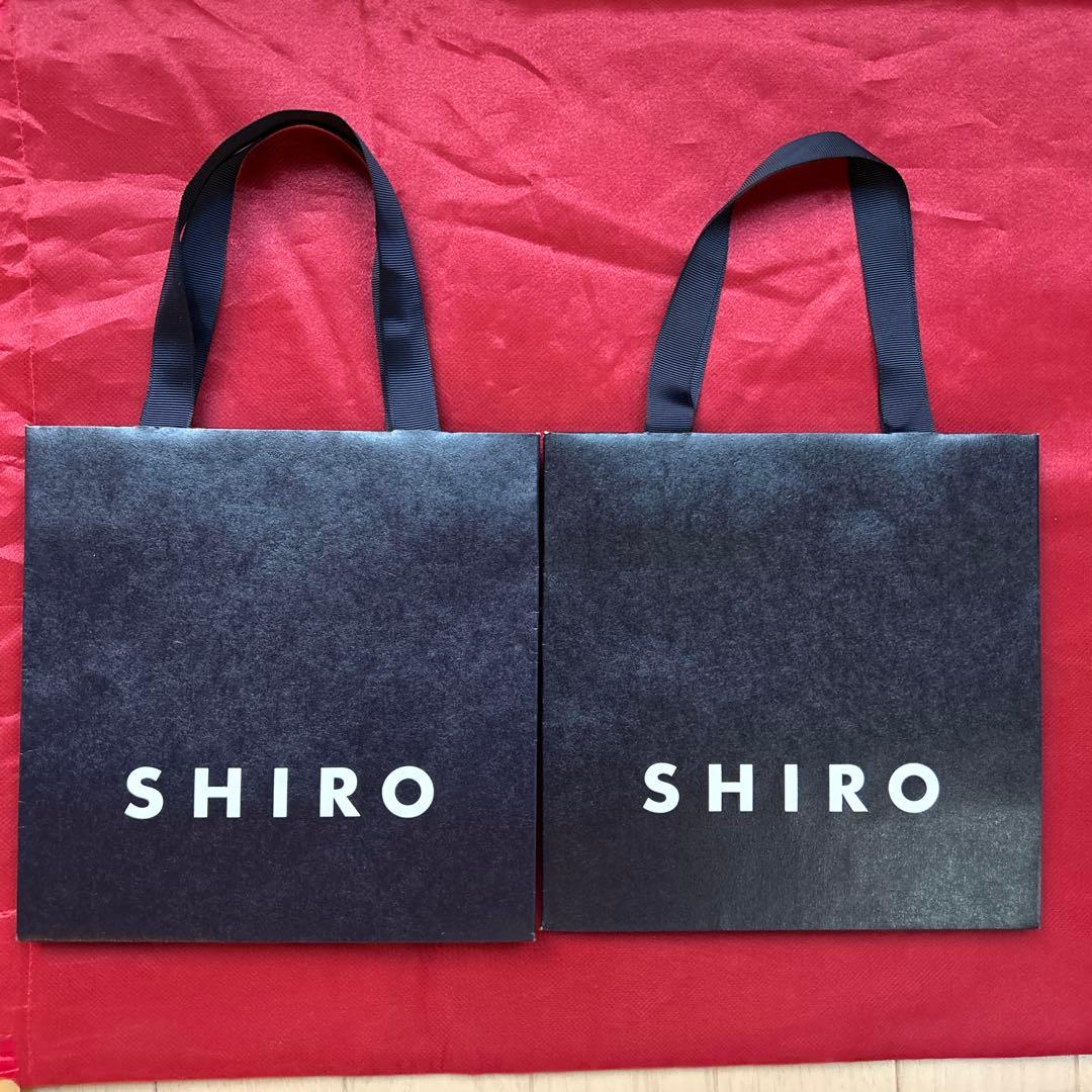 SHIRO ショッパー 2枚セット 紙袋 手提げ - メルカリ