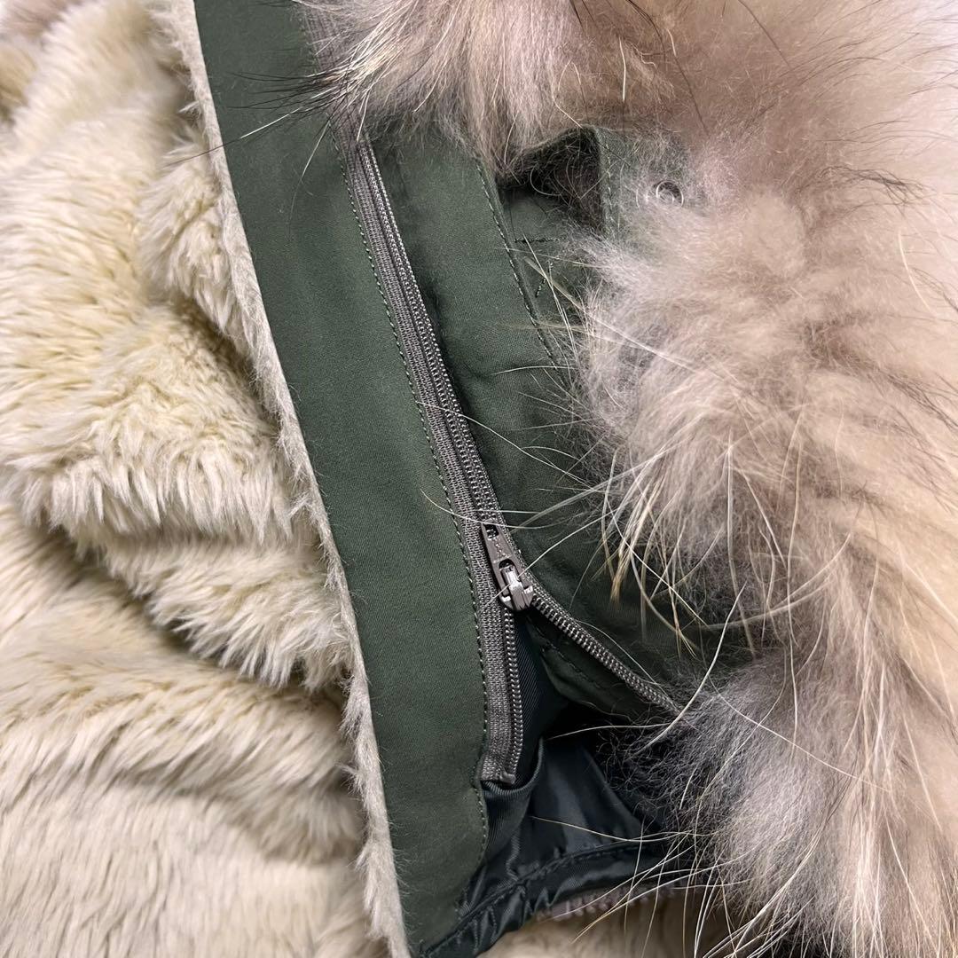 美品】アメリカンラグシー モッズコート オリーブ M 4way ラクーン