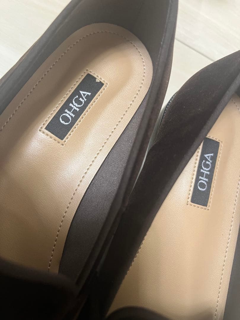 OHGA ベルベット ローファー