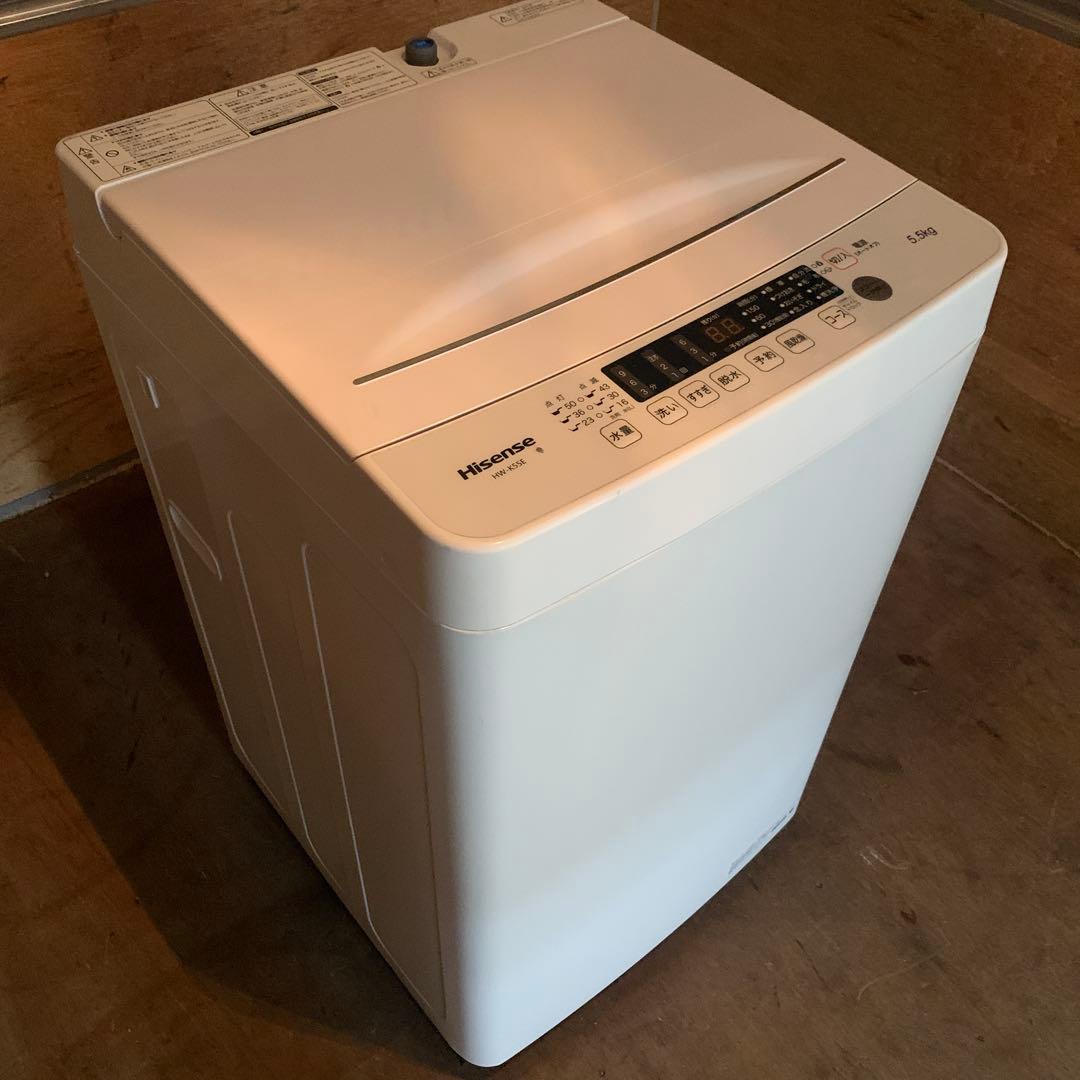 Hisense 縦型洗濯機 5.5kg 2022年製