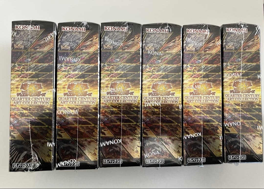 遊戯王25th アートコレクションシュリンク付き6box