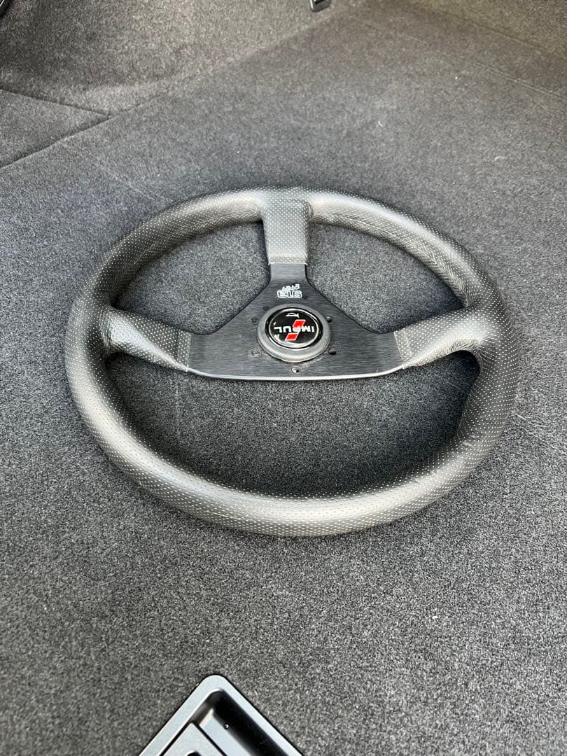 当時物 星野 インパル IMPUL MOMO モモ 913 ステアリングホーン付IMPUL