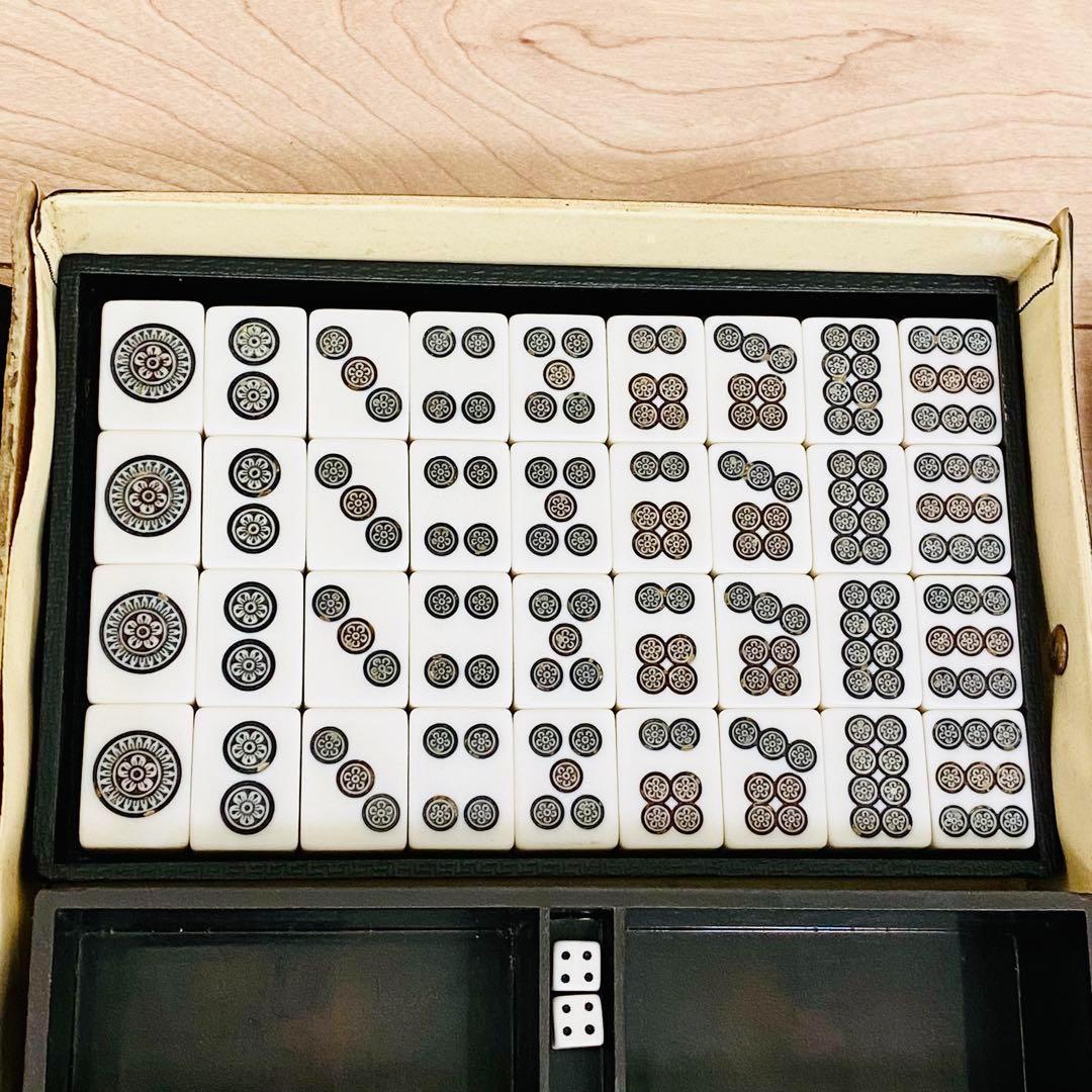 匿名配送】☆激レア☆ミズノ丸一 麻雀牌 丸一家紋牌 レトロ ビンテージ